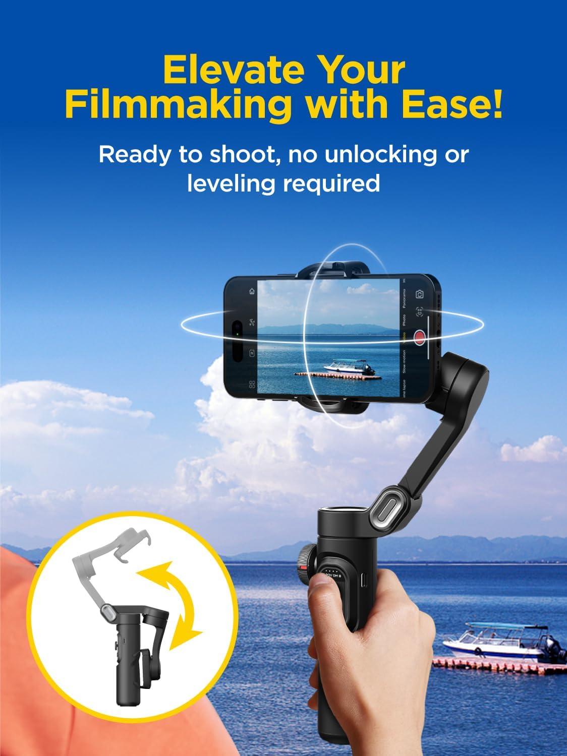 SteadyShot Pro™ Phone Stabilizer