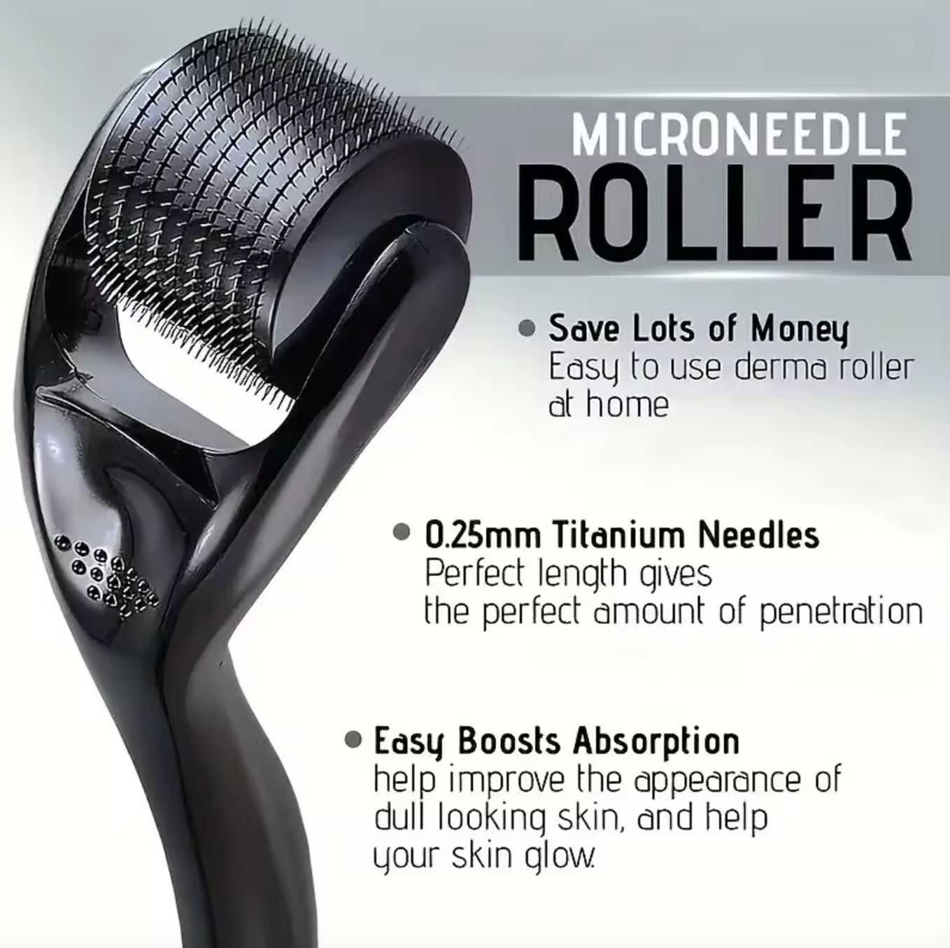 GlowComb™ Infrared Hair Brush & Microneedle Roller Combo